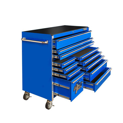 55-Inch 12-Drawer Roller Cabinet Tool Chest - THD552112RCBL