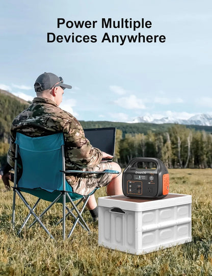 GreenOE Portable Power Station 1000W 1024Wh With 100W Solar Panel