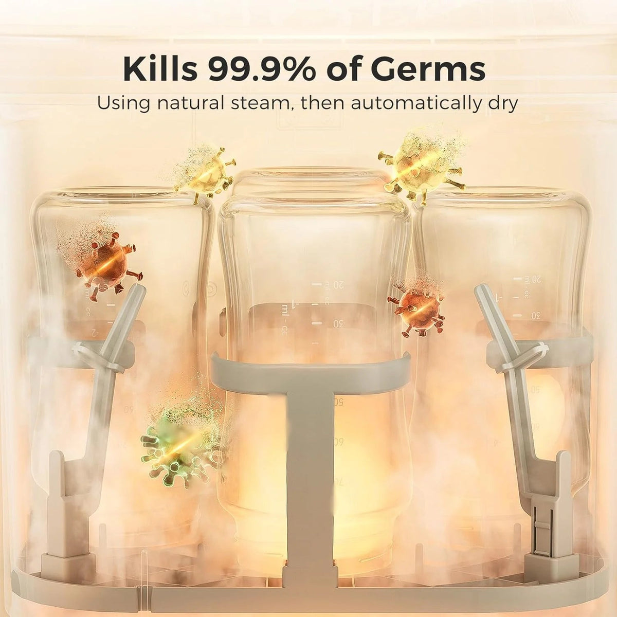 Momcozy Baby Bottle Washer, Sterilizer & Dryer - All-in-One Cleaning Machine