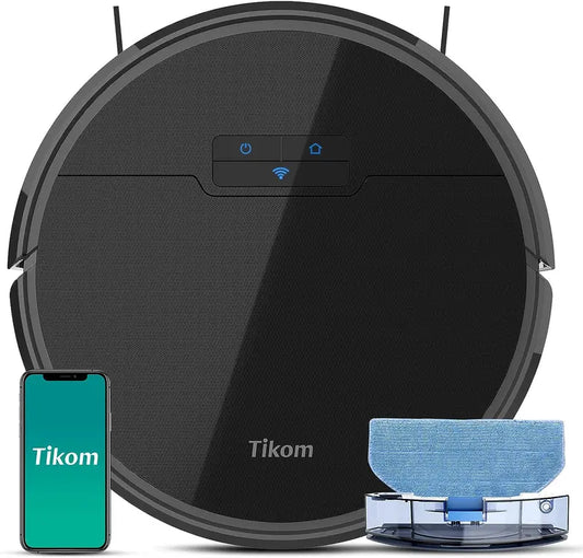 Tikom Robot Vacuum And Mop, 2700Pa Strong Suction - G8000