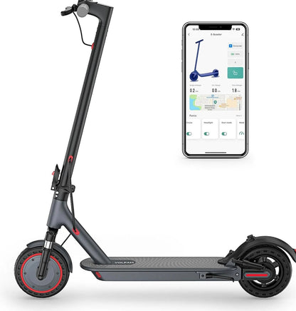 Electric Scooter 10 Inch Solid Tires, 500W, Dual Suspension
