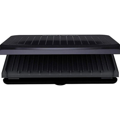 George Foreman 9 Serving Classic Plate Electric Indoor Grill And Panini Press - Gunmetal Grey