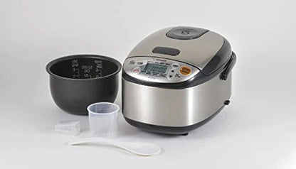 Zojirushi Rice Cooker & Warmer, 3-Cups, Stainless Black