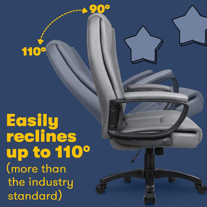 400 LBS Big And Tall Heavy Duty Ergonomic High-Back Office Chair