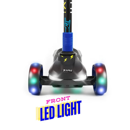 KIMI Kids 3-Wheel Electric Scooter, Adjustable, Ages 2-9, 5MPH, 10 Miles Range