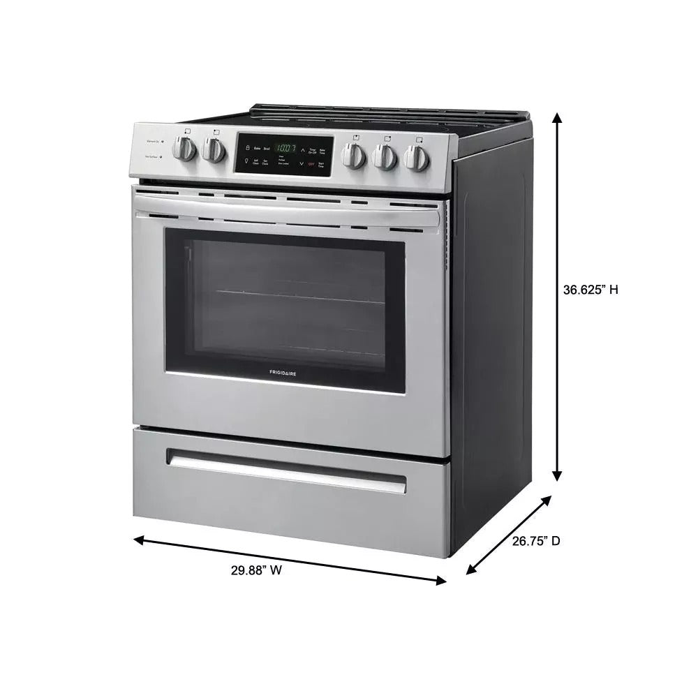 30 in. 5.0 cu. ft. Single Oven Electric Range - Stainless Steel
