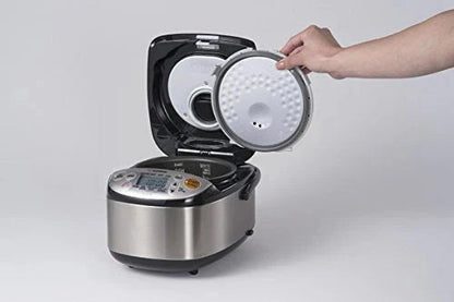 Zojirushi Rice Cooker & Warmer, 3-Cups, Stainless Black