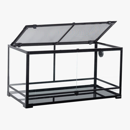 REPTI-ZOO Glass Terrarium, Front Double Doors, 40 Gallon