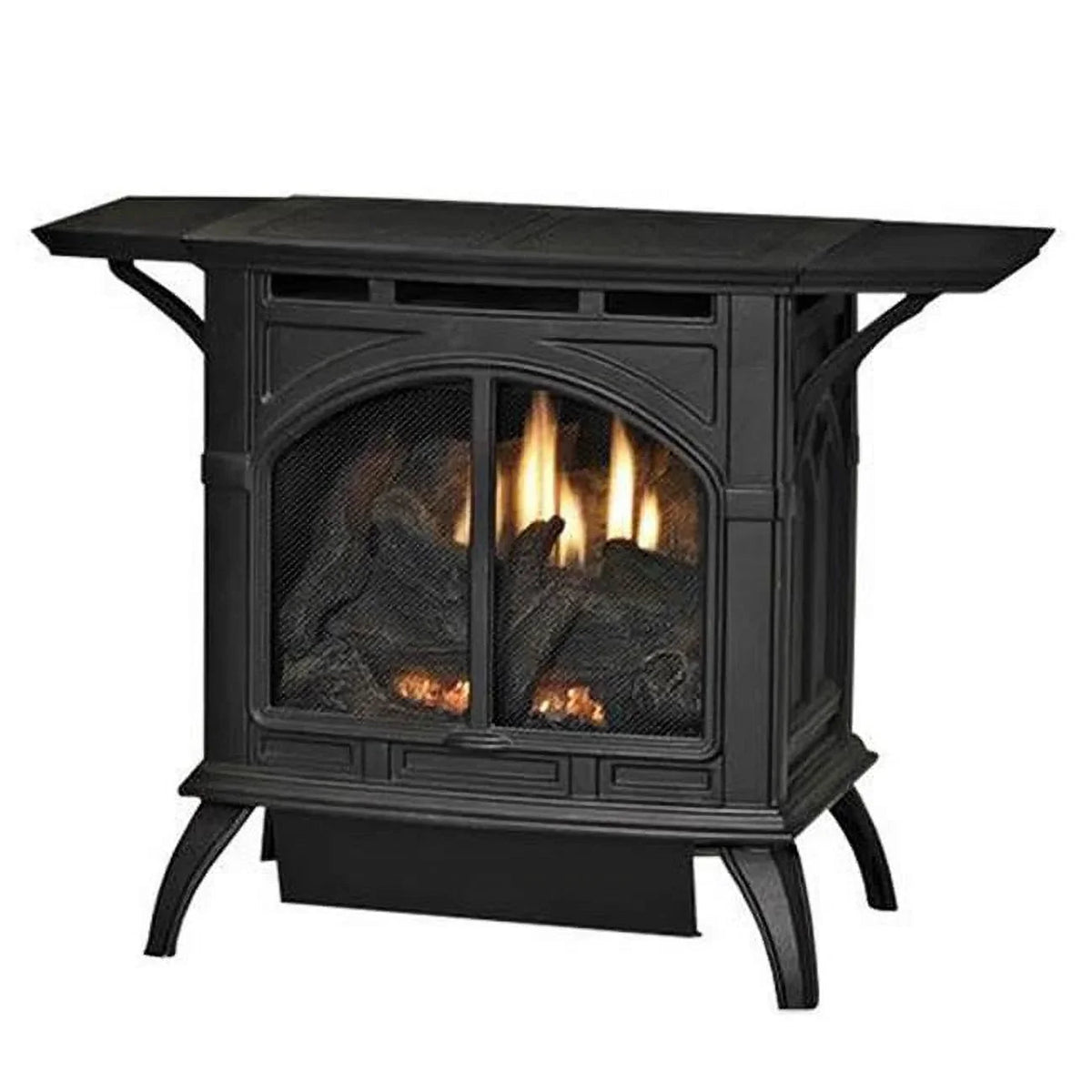 Empire Heritage Cast Iron Vent-Free Stove, Natural Gas, Matte Black - VFD20CC70FN