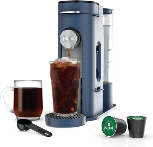 Ninja Pods & Grounds Single-Serve Coffee Maker, 56-oz. Reservoir, Stone - PB041ST